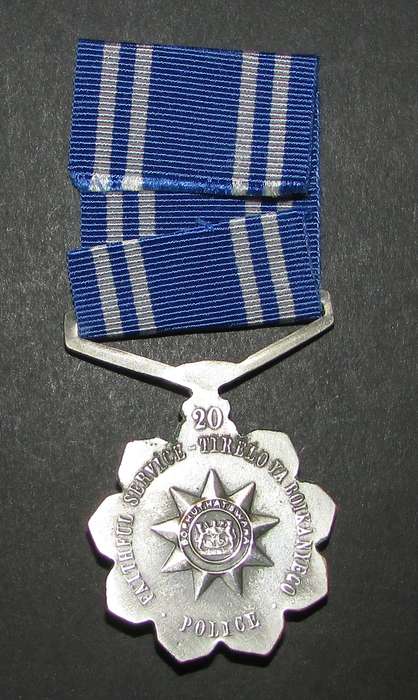(Homelands) Bobhutatswana Police 20 Years Faitful Service Medal