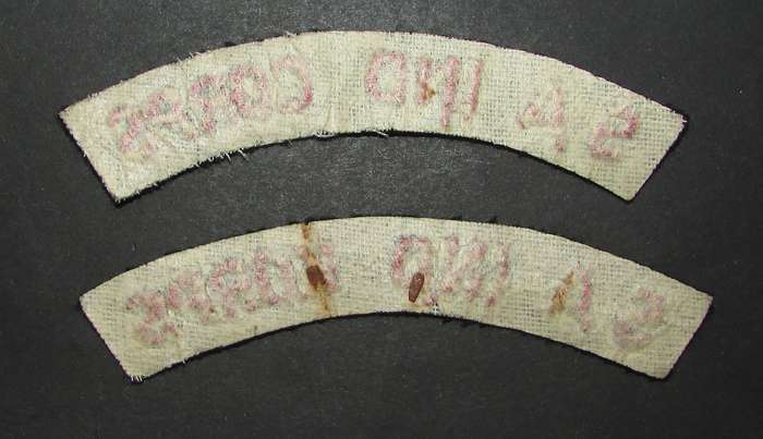 South African Indian Corps Shoulder Titles