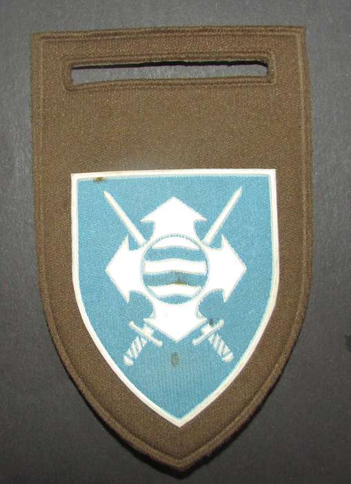 SADF - Quartermaster General Tupper Flash