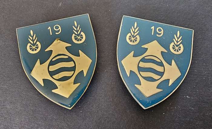 SADF - 19 Supply and Transport Shoulder Flash Pair