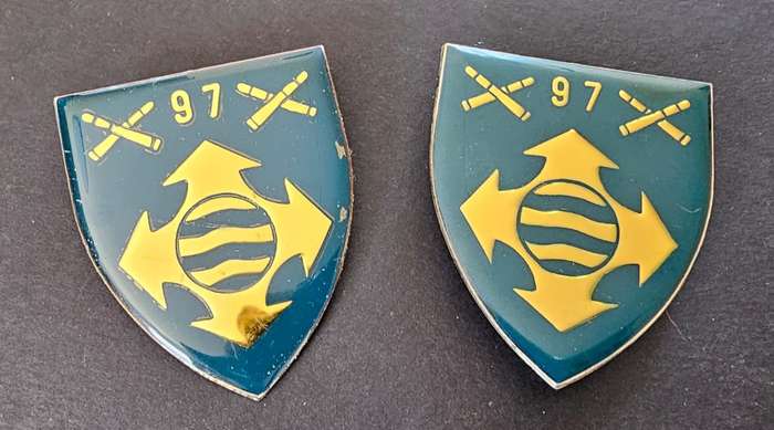 SADF - 97 Ammo Depot Shoulder Flash Pair