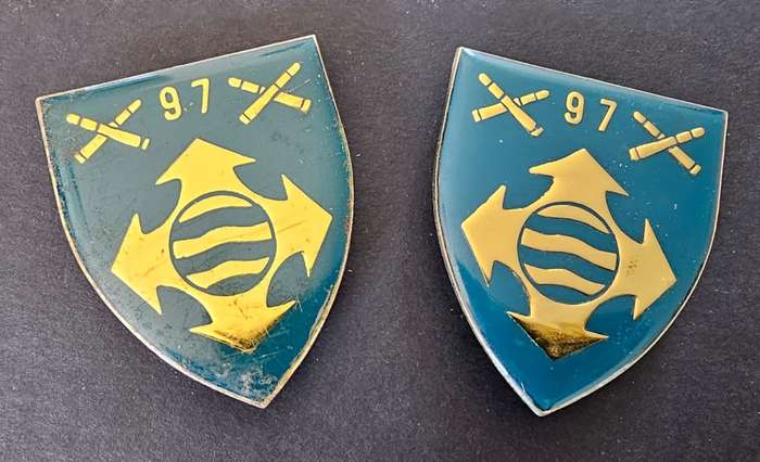 SADF - 97 Ammo Depot Shoulder Flash Pair