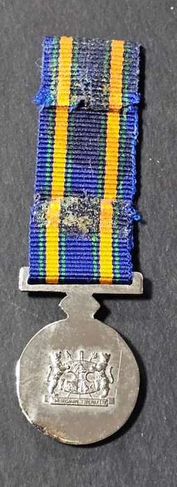 (Homelands)Bophuthatswana Marumo Medal Class 2 (Silver) - Miniature Medal