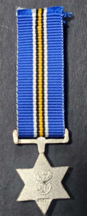 SADF - Protea Decoration - Miniature Medal ( Silver )