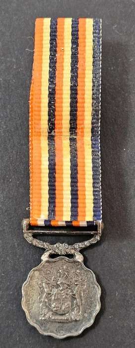 SADF - Permanent Forces Long Service and Good Conduct Miniature Medal - Sterling Silver