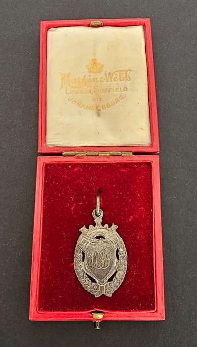 Sterling Silver Sport Medallion in Original Case - 8 Grams