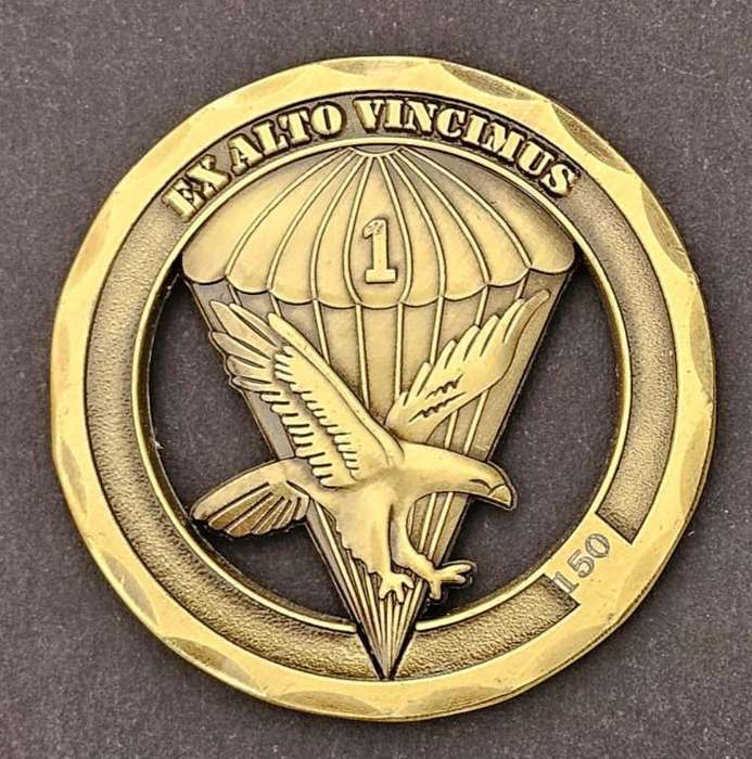 1 Parachute Battalion Numbered 40 Year Challenge Coin