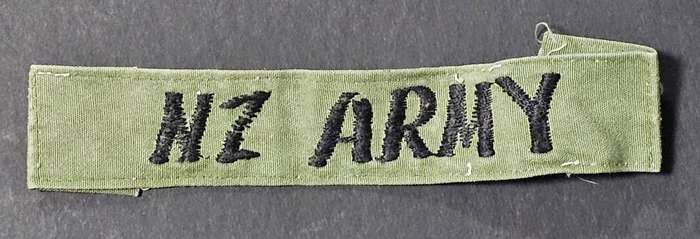 Vietnam Royal New Zealand Artillery Name Tape Army