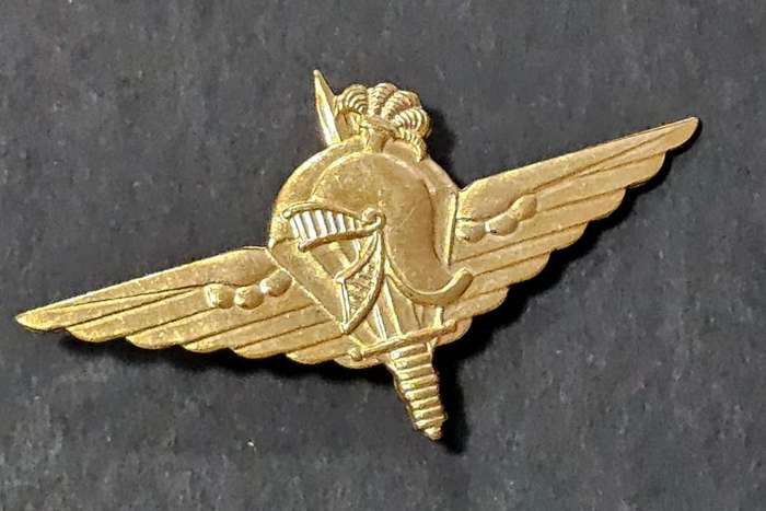 Belgium Para Commando Metal Parachute Airborne Beret Badge SAS Officer