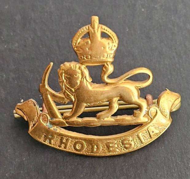 Rhodesia - Staff Corps Cap Badge