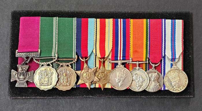 Very Special Miniature Victoria Cross Group of 10: Captain Quentin George Murray Smythe VC