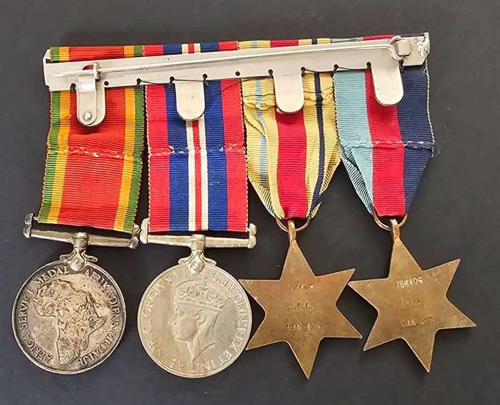 Full Size World War two Group of 4:154406 J.F.E van Dyk