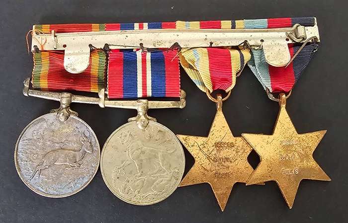 Full Size World War two Group of 4:189695 D.W.Y.Ellis