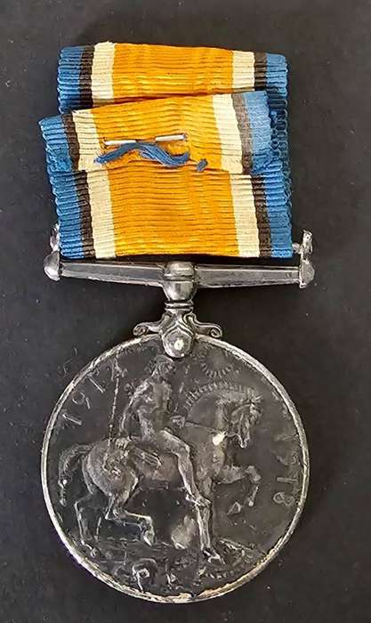 Full Size World War One Silver War Medal:DVR.E.H.Ackerman S.A.S.C