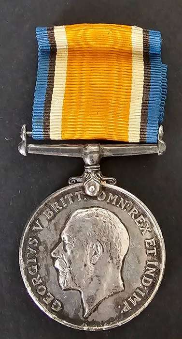 Full Size World War One Silver War Medal:DVR.E.H.Ackerman S.A.S.C