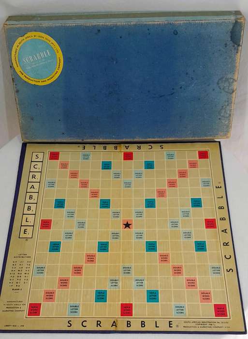 Vintage scrabble