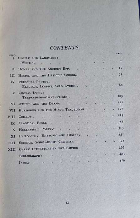 A handbook of Greek literature by HJ Rose
