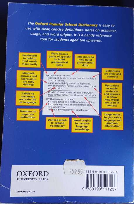 Oxford popular school dictionary