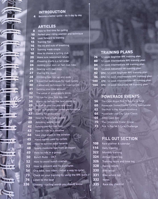 Powerade training guide