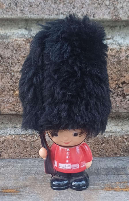 Vintage soldier egg cup