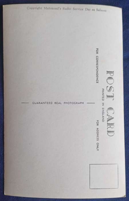 Mahmood's radio service Dar es Salaam postcard
