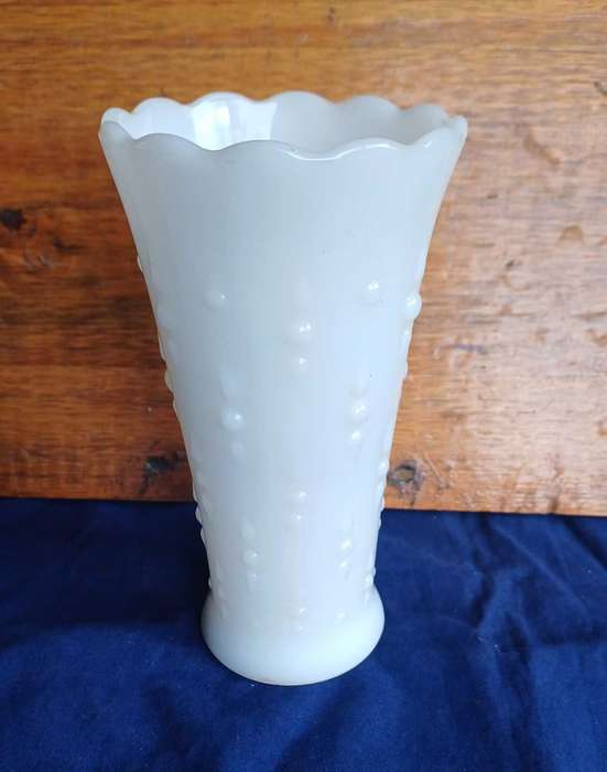 Vintage milk glass vase