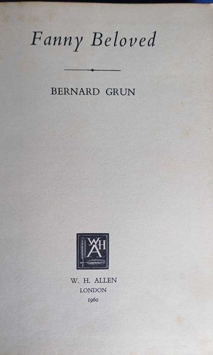 Fanny Beloved by Beŕnard Grun