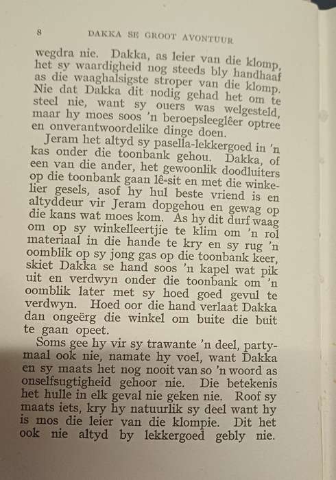 Dakka se groot avontuur deur Johann Bekker