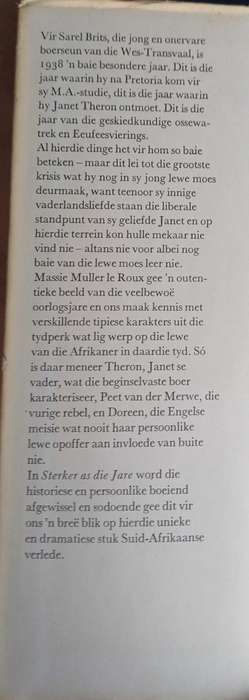 Sterker as jare deur Massie Muller le Roux