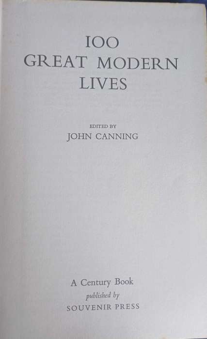 100 Great modern lives