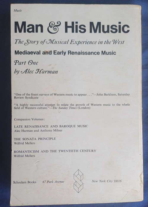 Man & his music by Alec Harman