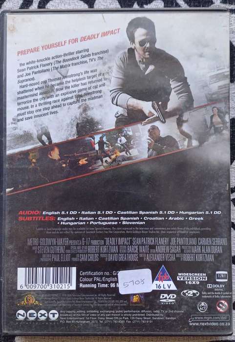 Deadly impact unrated dvd