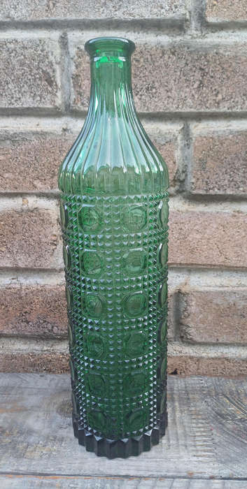 Vintage emerald green Ravioli Empoli bottle