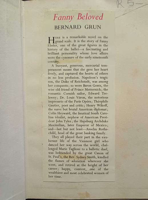 Fanny Beloved by Beŕnard Grun