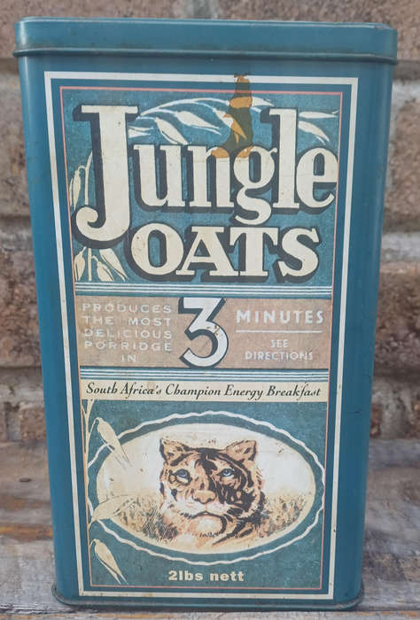 Jungle oats tin