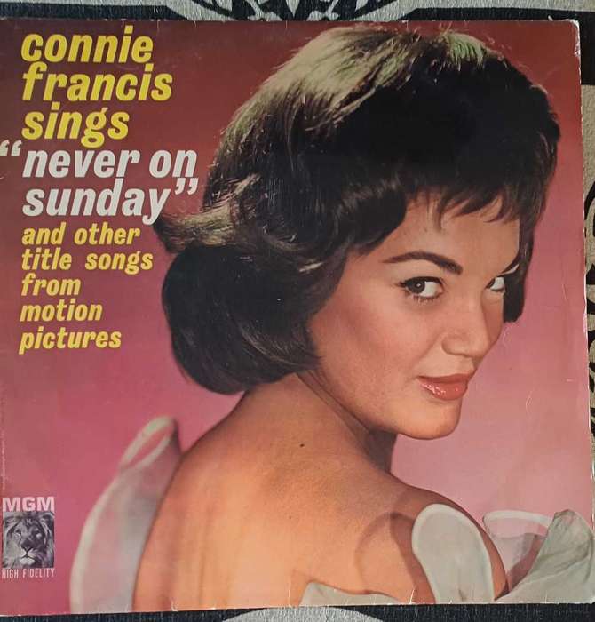Connie Francis sings never on a Sunday LP