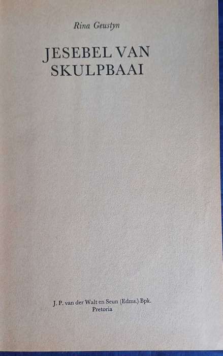 Jesebel van Skulpbaai deur Rina Geustyn