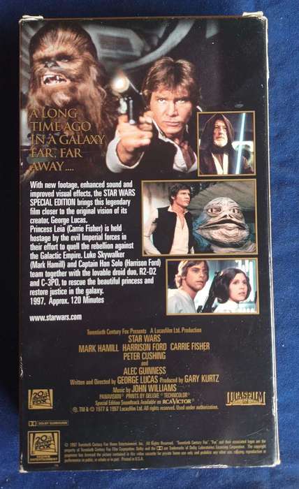 Star Wars special edition vhs