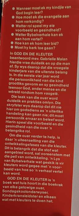 God en die kleuter deur Gabrielle Malan