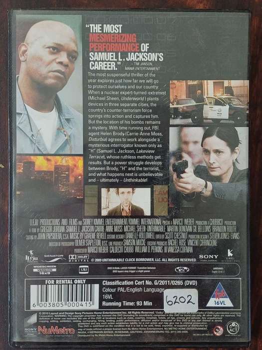 Unthinkable dvd