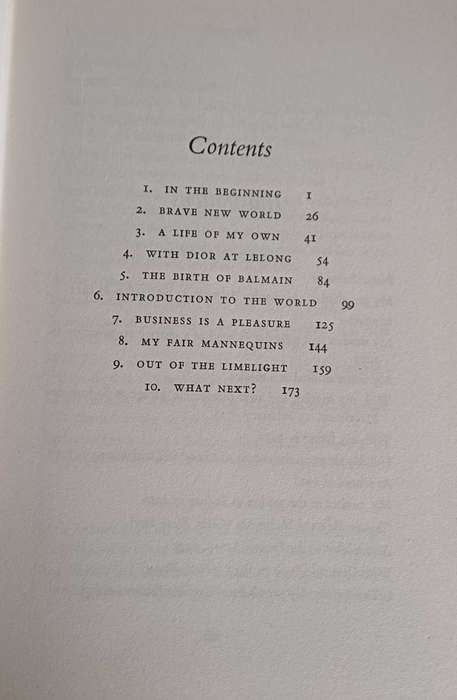 Pierre Balmain my years and seasons