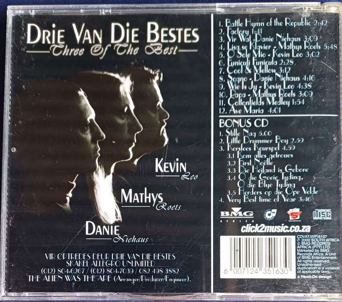 Drie van die bestes cd