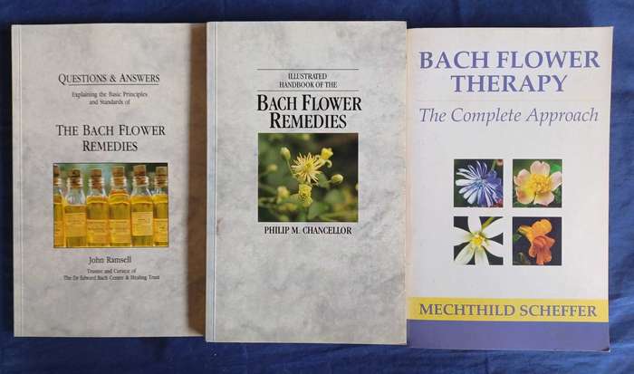 3 x Bach flower books