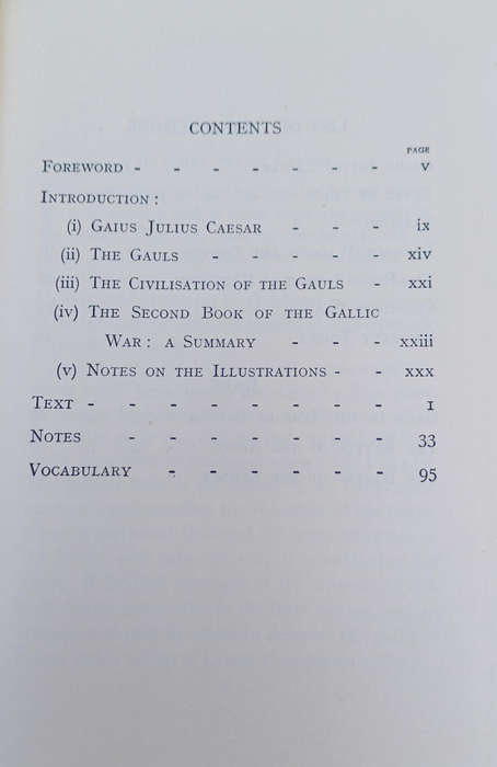 Caesar gallic war book two