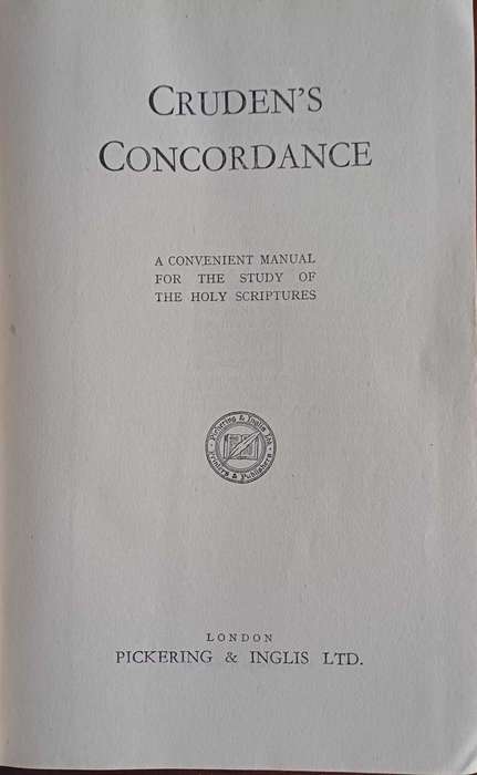 Cruden's Concordance