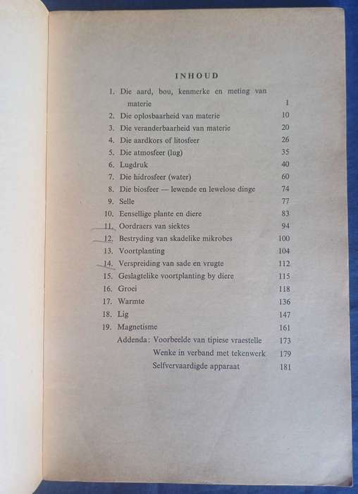 Algemene natuurwetenskap standerd 6