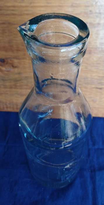 Vintage absolutely pure milk bottle