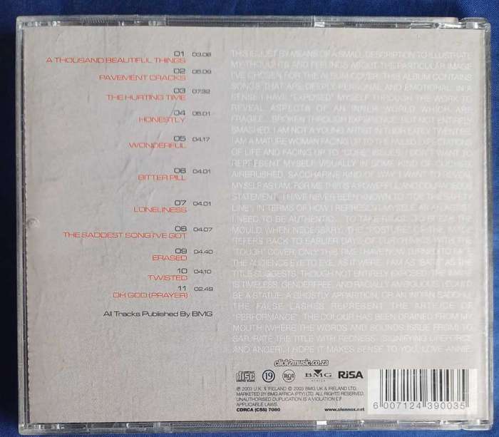 Annie Lennox - Bare cd