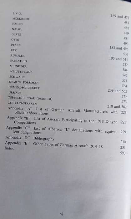 German aircraft of the first world war