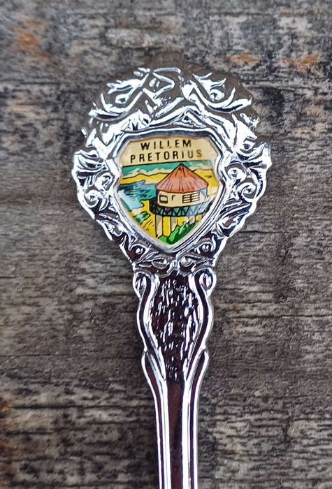 Willem Pretorius souvenir spoon